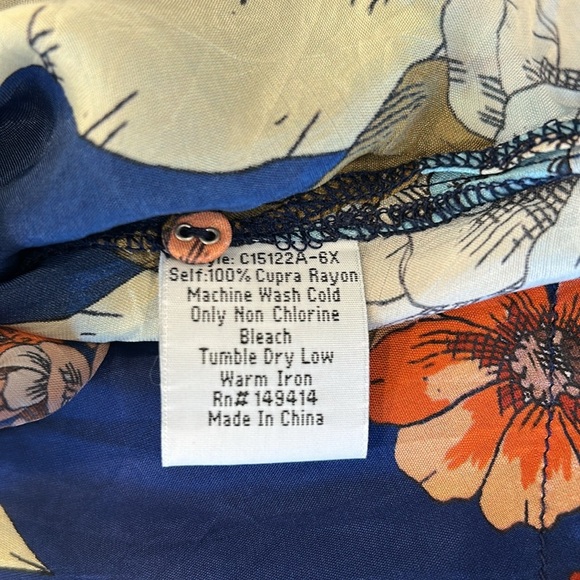 JOHNNY WAS Emma Lynn Button Down Shirt in Multi 2X NWT - Picture 8 of 14